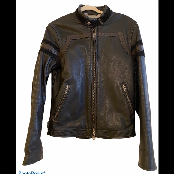 Other - ARMANI EXCHANGE: Black Leather,size S.
